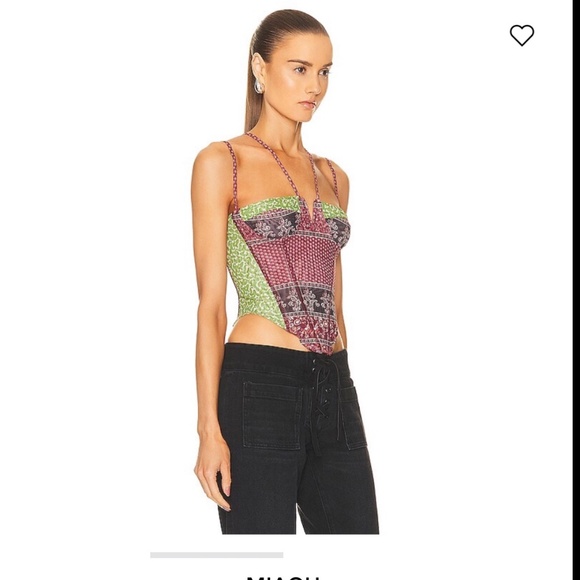 MIAOU “Aphex” Corset in Burgundy - Picture 2 of 8